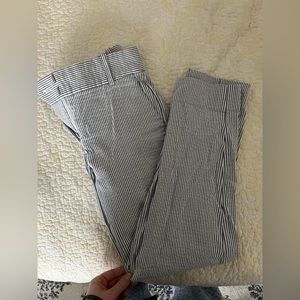 Size 2 J Crew Seersucker slacks